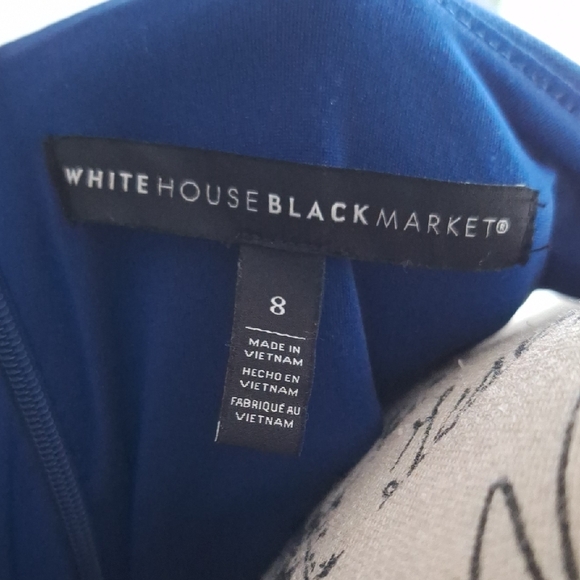 Blue Cowl Neck Sheath Mini Dress for Cocktail - Picture 2 of 5